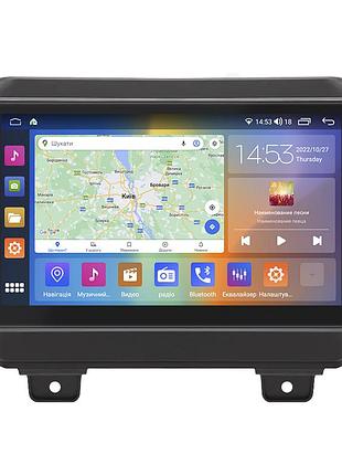 Штатная магнитола lesko для jeep wrangler iv (jl) 2017-н.в. экран 9" 2/32gb carplay 4g wi-fi gps prime