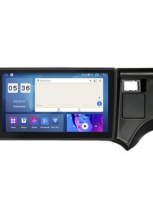 Штатная магнитола lesko для toyota aqua i right wheel 2011-2021 экран 9" 2/32gb carplay 4g wi-fi gps prime