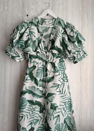 Лляне  плаття h&m 3