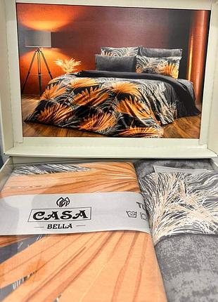 Постельное белье  casa bella v32 бязь евро