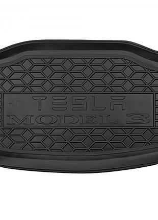 Автомобільні килимки в багажник для tesla model 3 2017-2022 задній (нижня ніша)