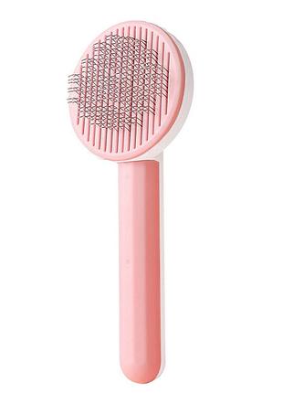Гребінець для шерсті тварин taotaopets 091118 pink