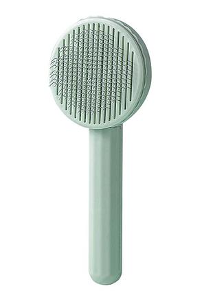 Гребінець для шерсті тварин taotaopets 091118 green