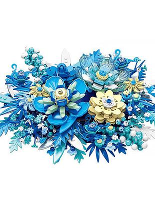 3d конструктор набор строительных блоков jie-star 9045 dried flower decoration 917 деталей пластиковый