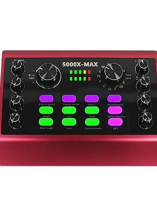 Usb аудіоінтерфейс/звукова карта 5000x-max