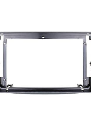 Переходная рамка chevrolet aveo 2007-2011 zaz vida 2012+ ravon nexia r3 2016-2020 (6328) 9" black