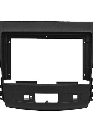 Переходная рамка mitsubishi outlander xl 2006-2012 peugeot 4007 2007-2012 citroen c-crosser 2007-2012 (mi 055n) 6454 9" black