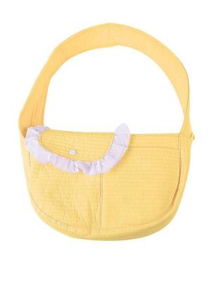 Слінг-переноска для котів і собак sy-2022-0502 yellow l (43*11*29 см)