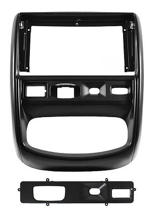 Переходная рамка renault duster 2010-2015 (f-6696) 9" black