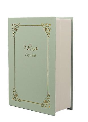 Скринька книга casegrace sp-01115 органайзер для зберігання ювелірних виробів green