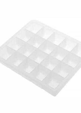 Силиконовая форма для льда cumenss ai-820 cube 20 white