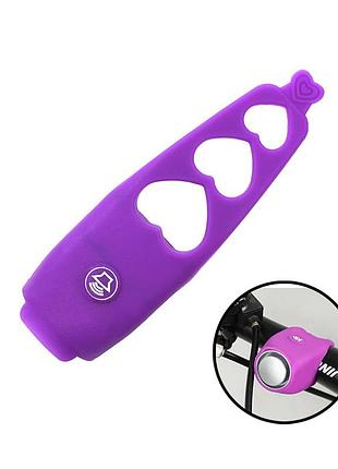 Звонок электронный велосипедный west biking n.8861 0706041 violet
