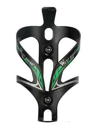 Держатель west biking 0704019 для бутылки на велосипед алюминий green