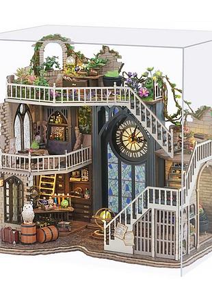3d конструктор румбокс cute room lv-003-b magic house будиночок чарівника в стилі гаррі поттера diy