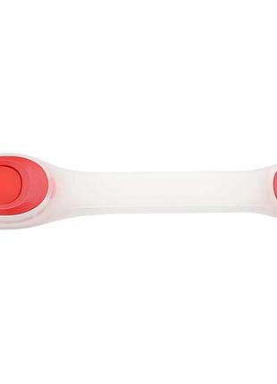 Світлодіодний led браслет hy-0001 універсальний usb акумуляторний red