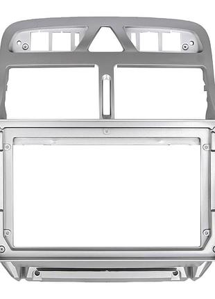 Переходная рамка peugeot 307 2001-2008 (pe 021n) 9" silver
