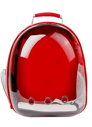 Рюкзак-переноска для кошек taotaopets 252203 panoramic 35*25*42cm red