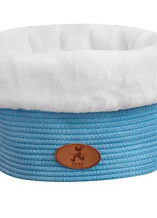 Лежак для домашних животных hoopet 19x1303m 33*33*26 см blue