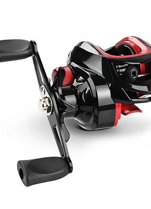 Катушка мультипликаторная yumoshi ak 200 black-red right