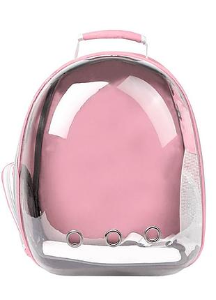 Рюкзак-переноска для кошек taotaopets 252203 panoramic 35*25*42cm pink