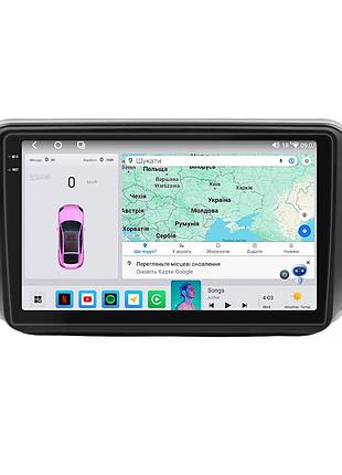 Штатная магнитола lesko для hyundai santa fe iv рестайлинг 2020-н.в экран 10" 4/64 qled carplay 4g wi-fi gps 360 prime
