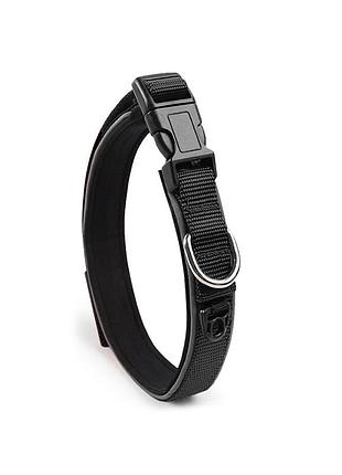 Ошейник двухслойный для собак taotaopets 181-2019 s black