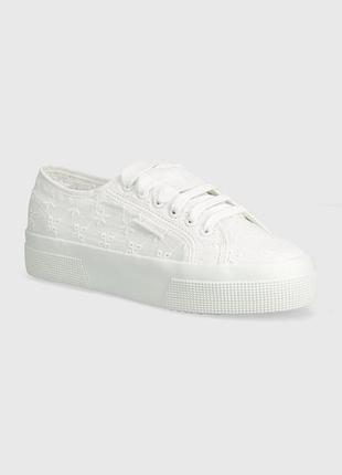 Білі кеди superga