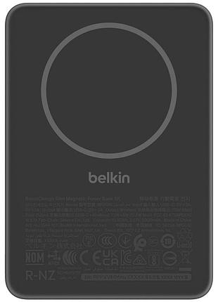 Портативний зарядний пристрій belkin 5000mah slim magnetic black (bpd010hqbk)