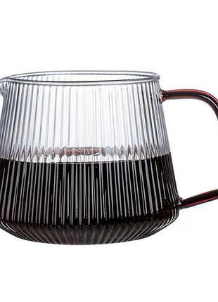 Сервер ecocoffeetools b360580 графин для приготування кави заварник для прумера скляний 360 мл