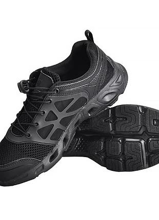 Кроссовки тактические han-wild outdoor upstream shoes black 40