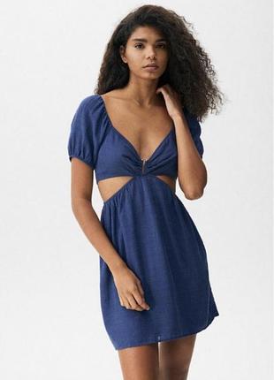 Сукня жіноча pull&bear синя сукня хл