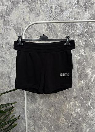 Шорти жіночі puma чорні спортивні шорти