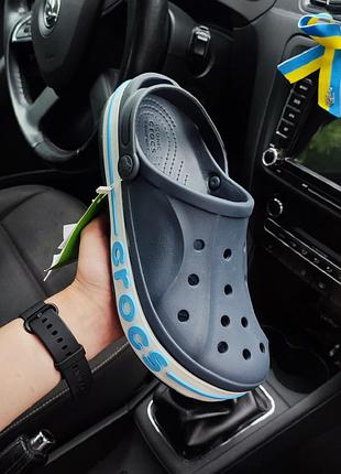 Кроксы crocs синие 2