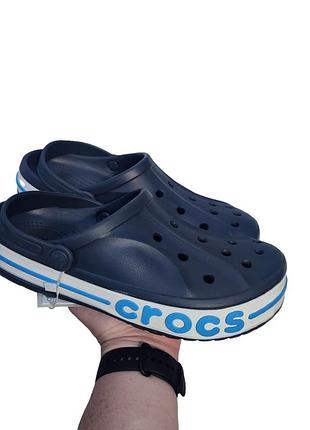 Кроксы crocs синие 5