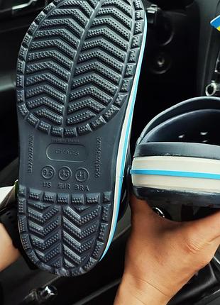 Кроксы crocs синие 6