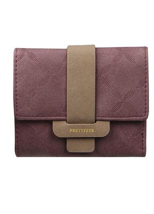 Женский кошелек prettyzys 987 клатч с пряжкой повседневный red