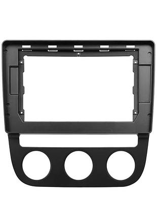 Переходная рамка volkswagen jetta 2005-2009 golf 2003-2008 manual ac (6873) 10.1"