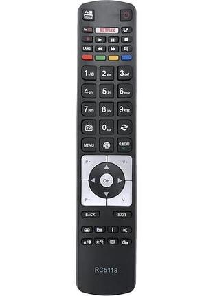 Пульт rc5118 для телевізорів hitachi smart tv 48hk6t64u 32hb6j41u 49hgt69u