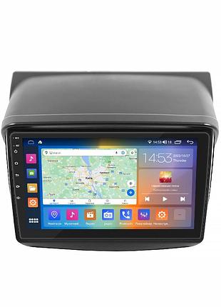 Штатная магнитола lesko для mitsubishi l200 iv рестайлинг 2013-2015 экран 9" 2/32gb carplay 4g wi-fi gps prime