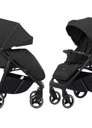 Прогулянкова коляска carrello bravo 2024 crl-8512 bf pure black
