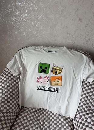 Футболка next minecraft 168 см підліткова на розмір с-м