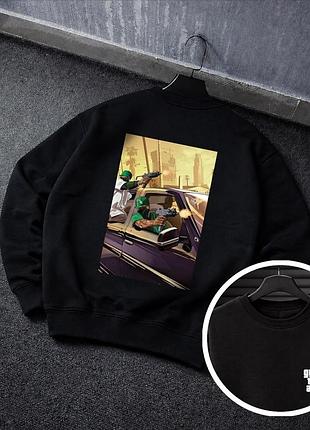Шикарный принтованный свитшот97a grand theft auto