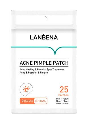 Гідроколоїдні патчі від прищів і вугрів проти акне денні lanbena acne pimple patch 25 шт.