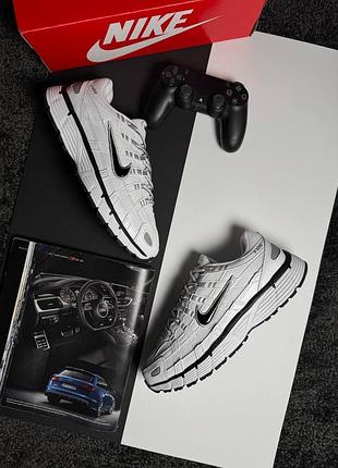 Nike p-6000 white black