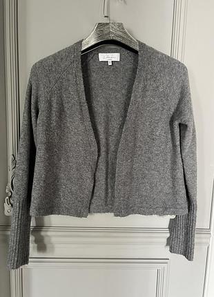 Серый трикотажный кардиган zara h&m asos
