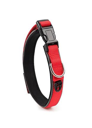 Ошейник для собак taotaopets 181-2019 red s двухслойный нейлоновый