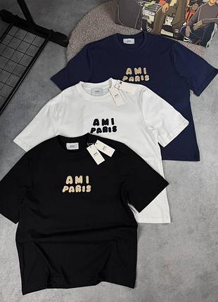 Футболка ami paris big coeur