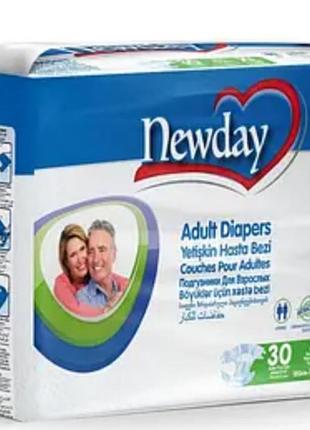 Памперси для дорослих  newday adult + diapers- хl