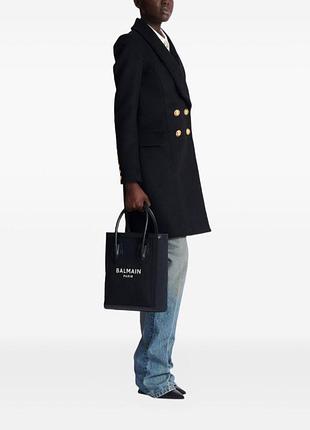 Сумка balmain чорна tote