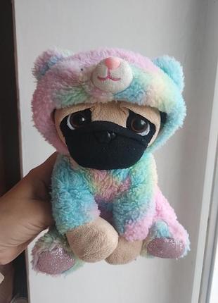 Мопс в костюме мягкая игрушка